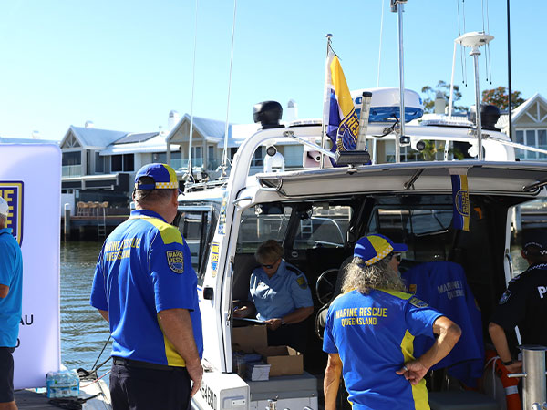 MRQ volunteers at the Boat Show