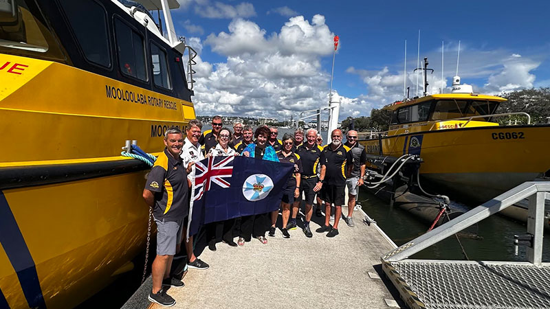 Coast Guard Mooloolaba volunteers