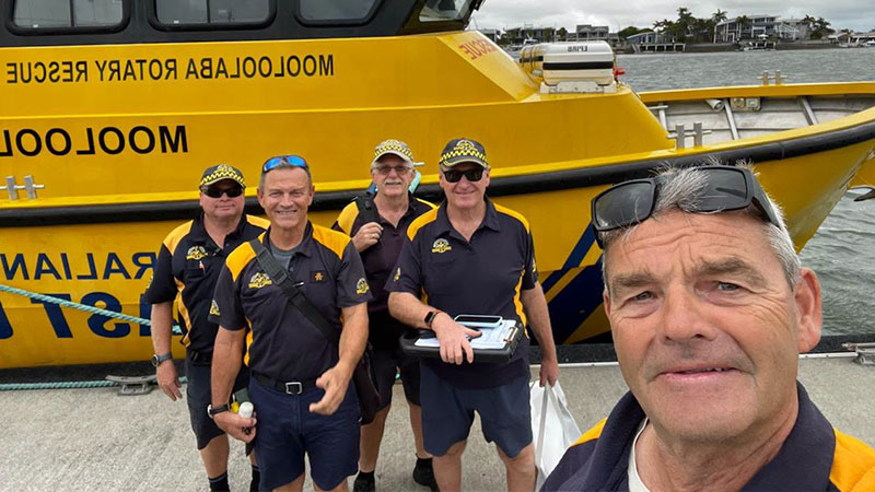 Coast Guard Mooloolaba volunteers