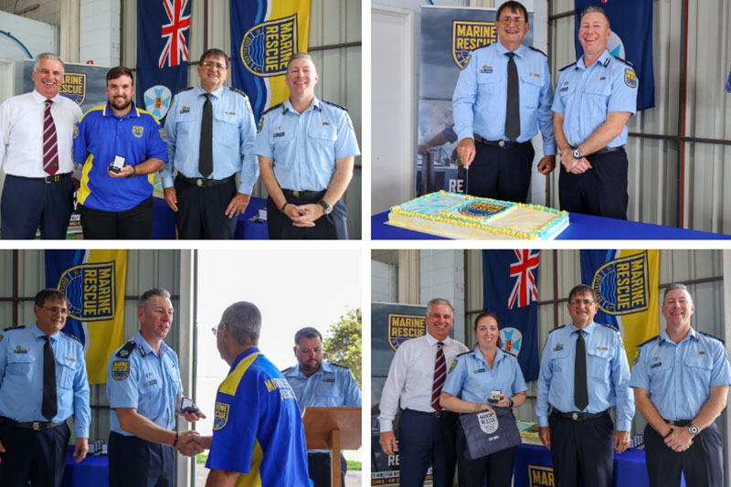 MRQ Burdekin members receiving their MRQ Citations