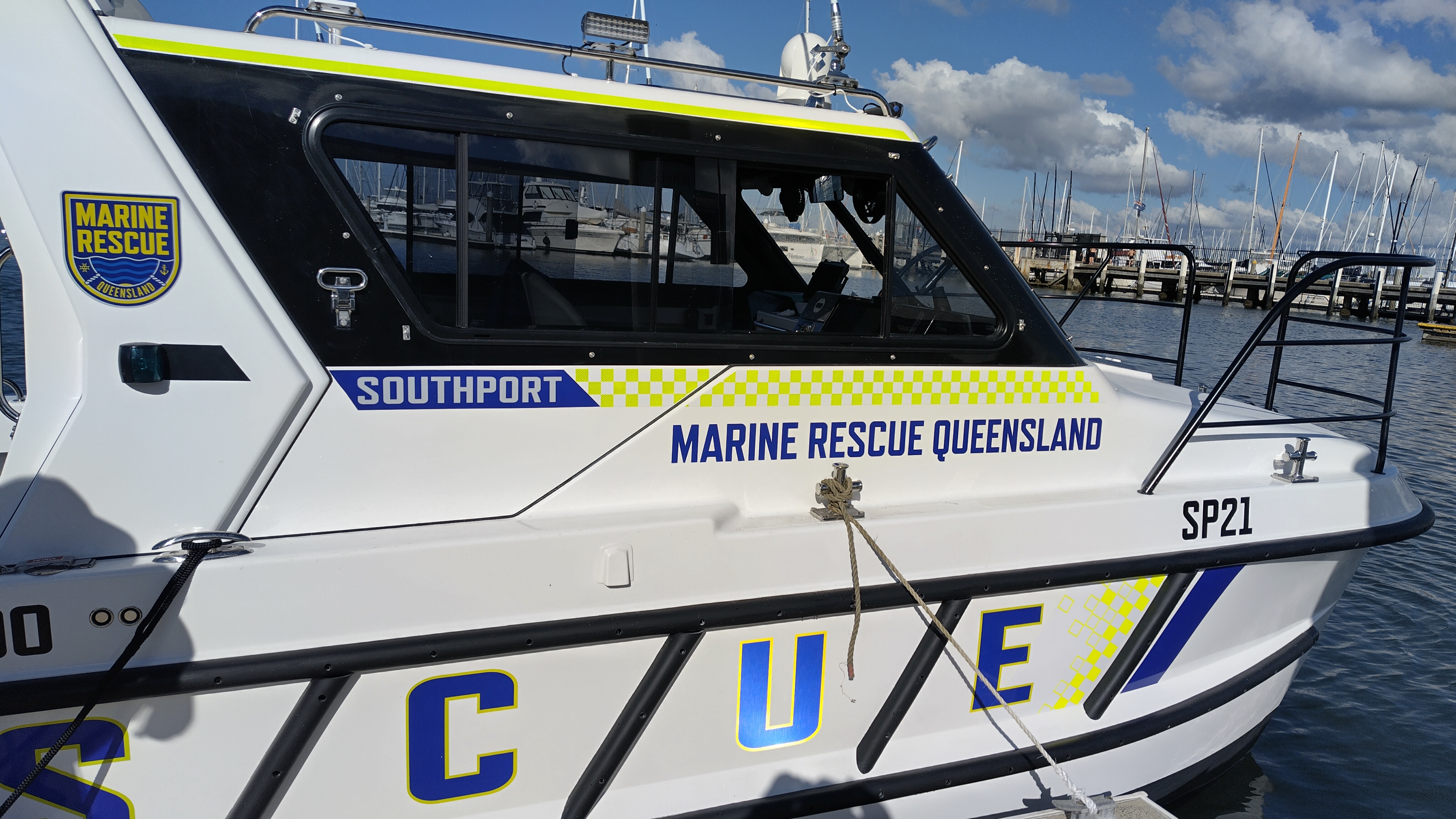 MRQ’s newest vessel, SP21 a Noosa Cat 3000