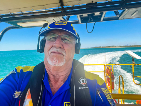 MRQ Gladstone volunteer John Little