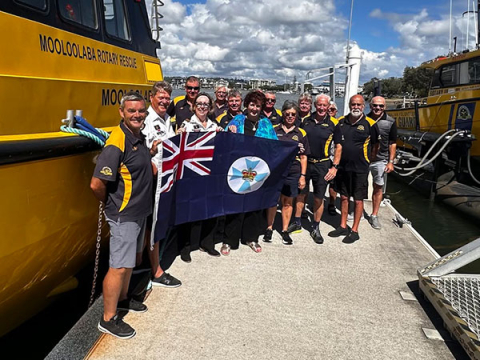 Coast Guard Mooloolaba volunteers